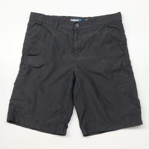 Tony Hawk boys black husky fit swim trunks